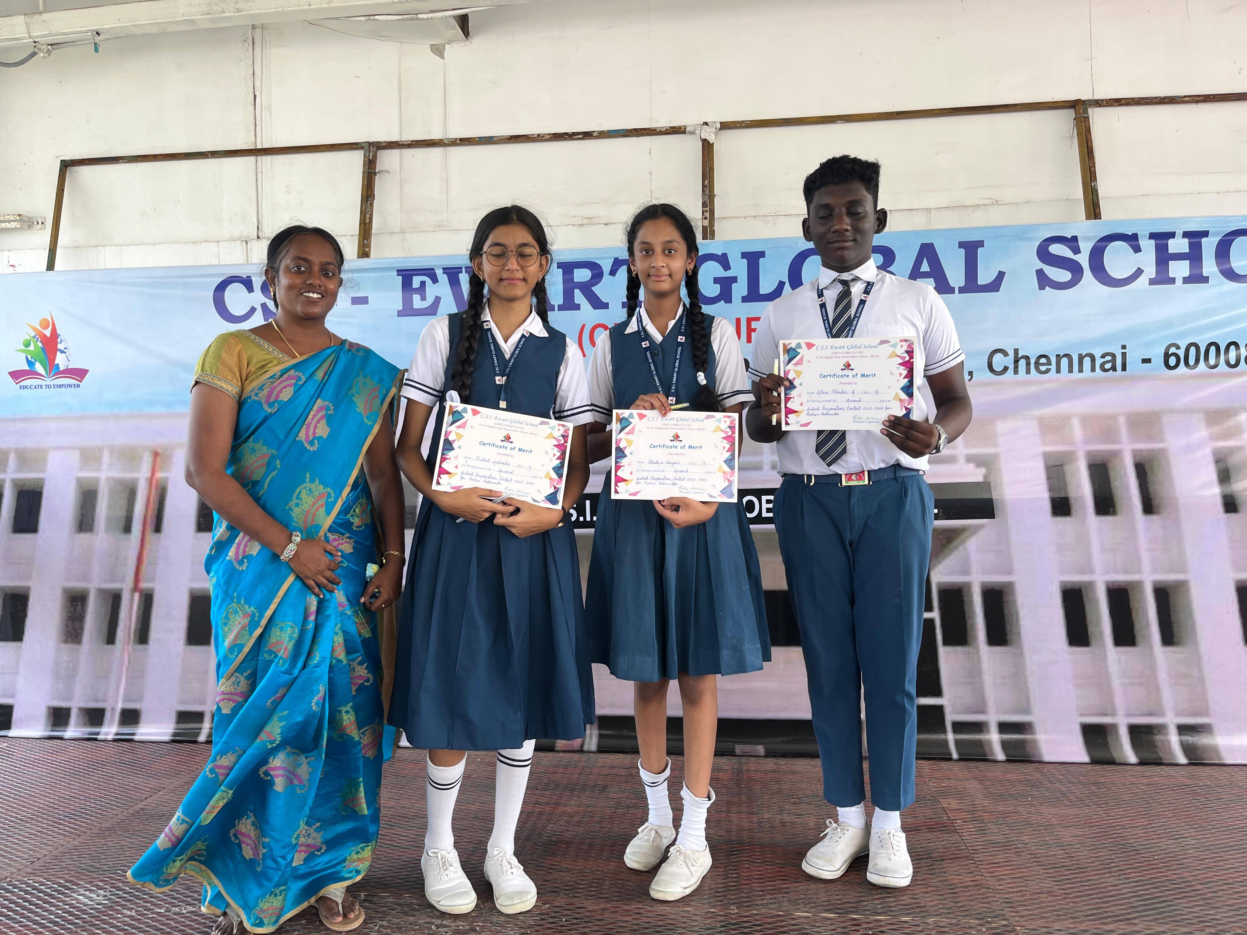 SALAD MAKING CONTEST WINNERS 2025