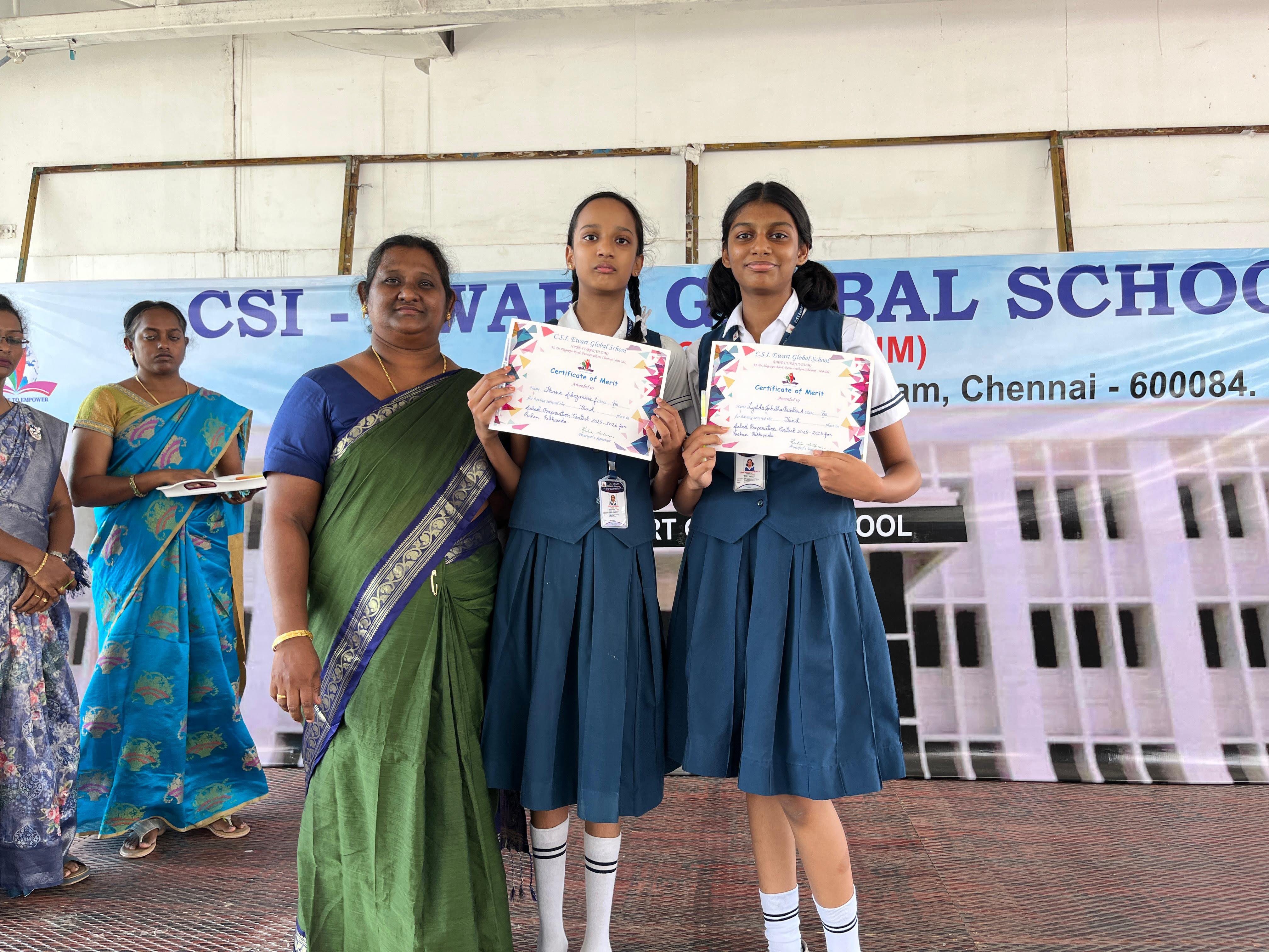 SALAD MAKING CONTEST WINNERS 2025