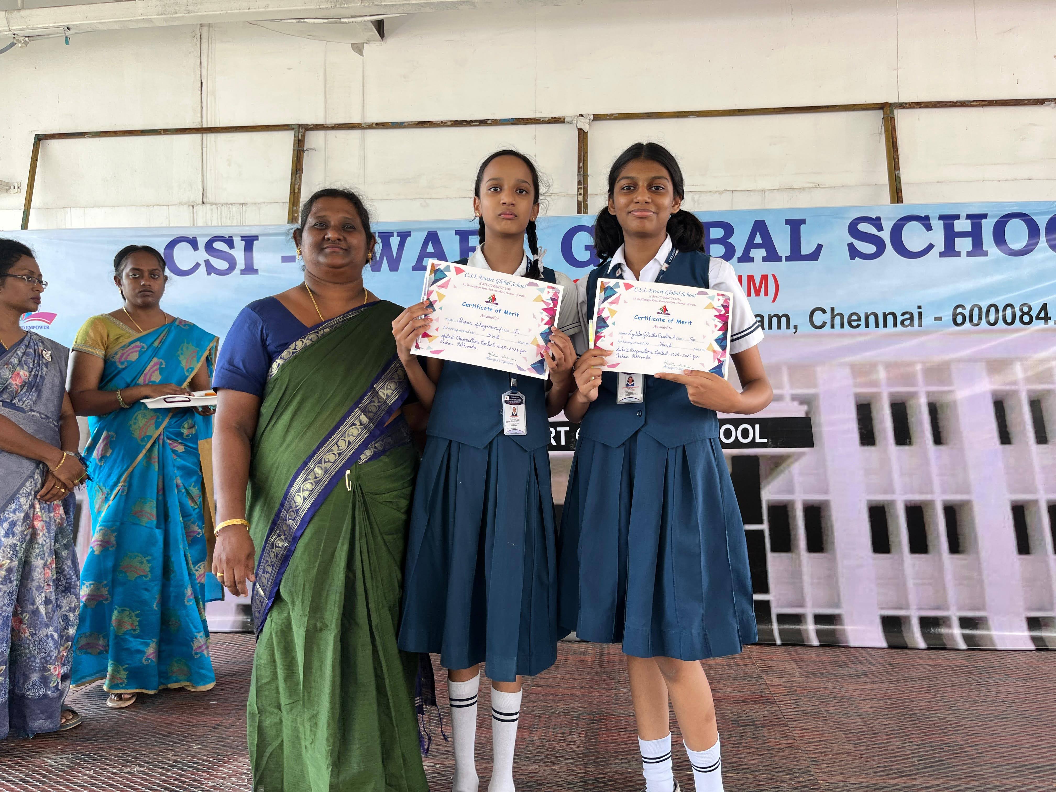 SALAD MAKING CONTEST WINNERS 2025