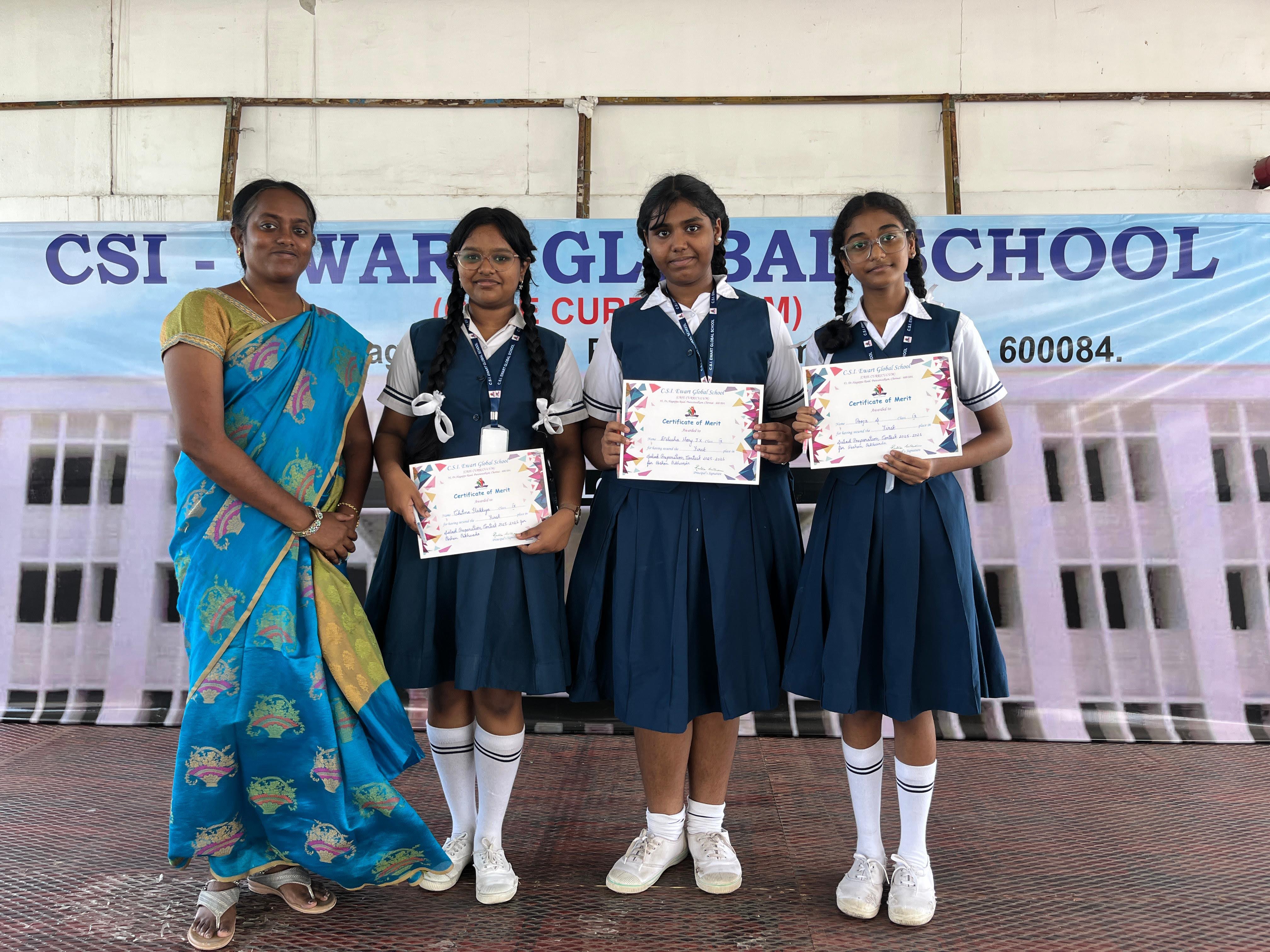 SALAD MAKING CONTEST WINNERS 2025